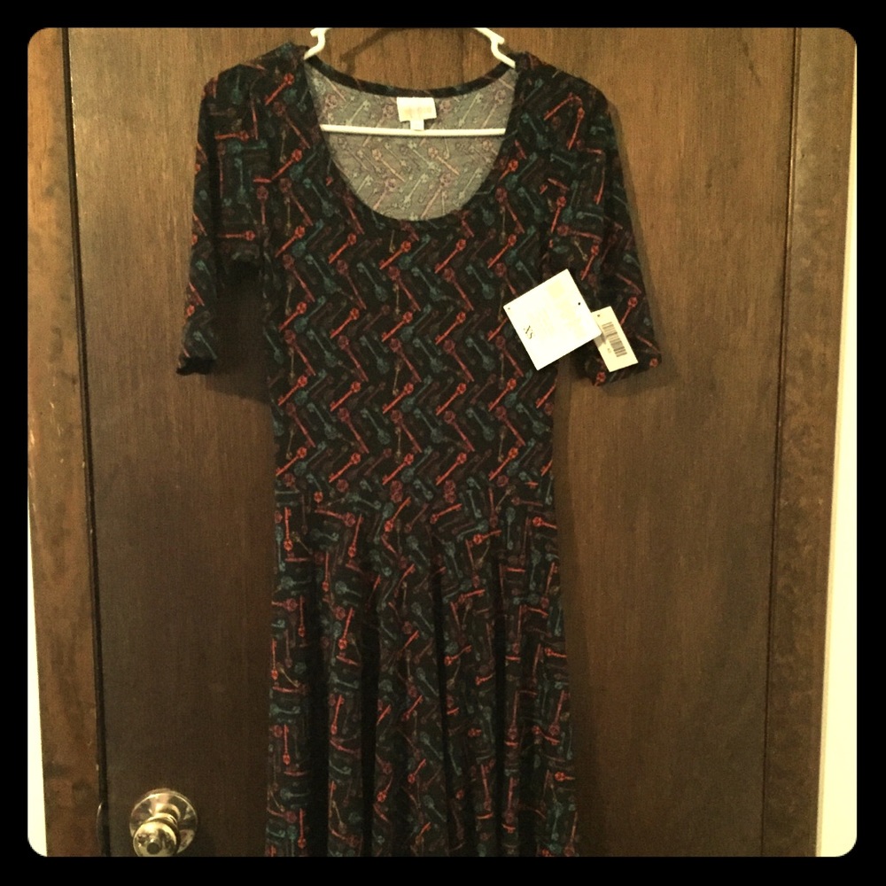 XS SKELETON KEYS NICOLE LULAROE BNWT